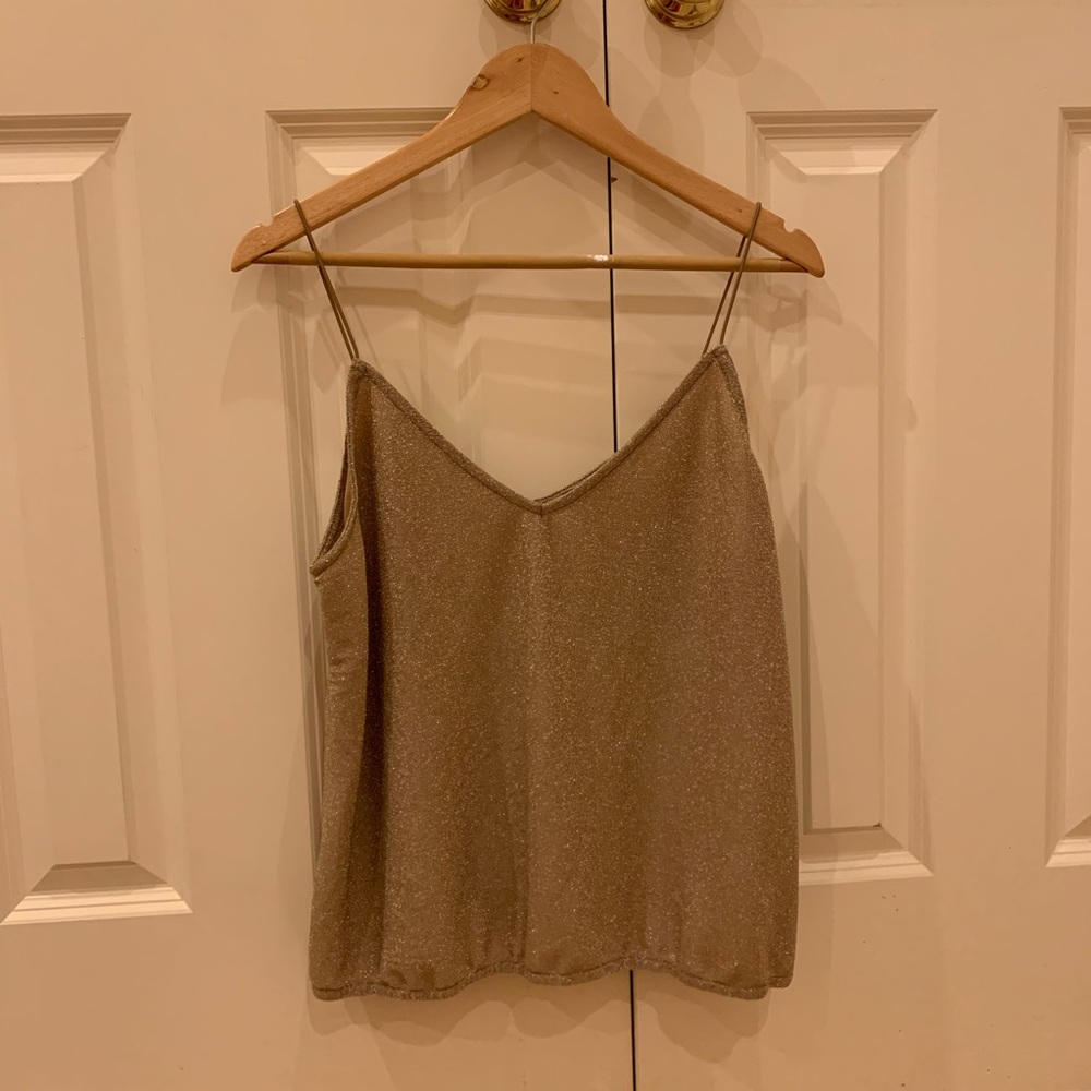 Gold express stretchy party tank top